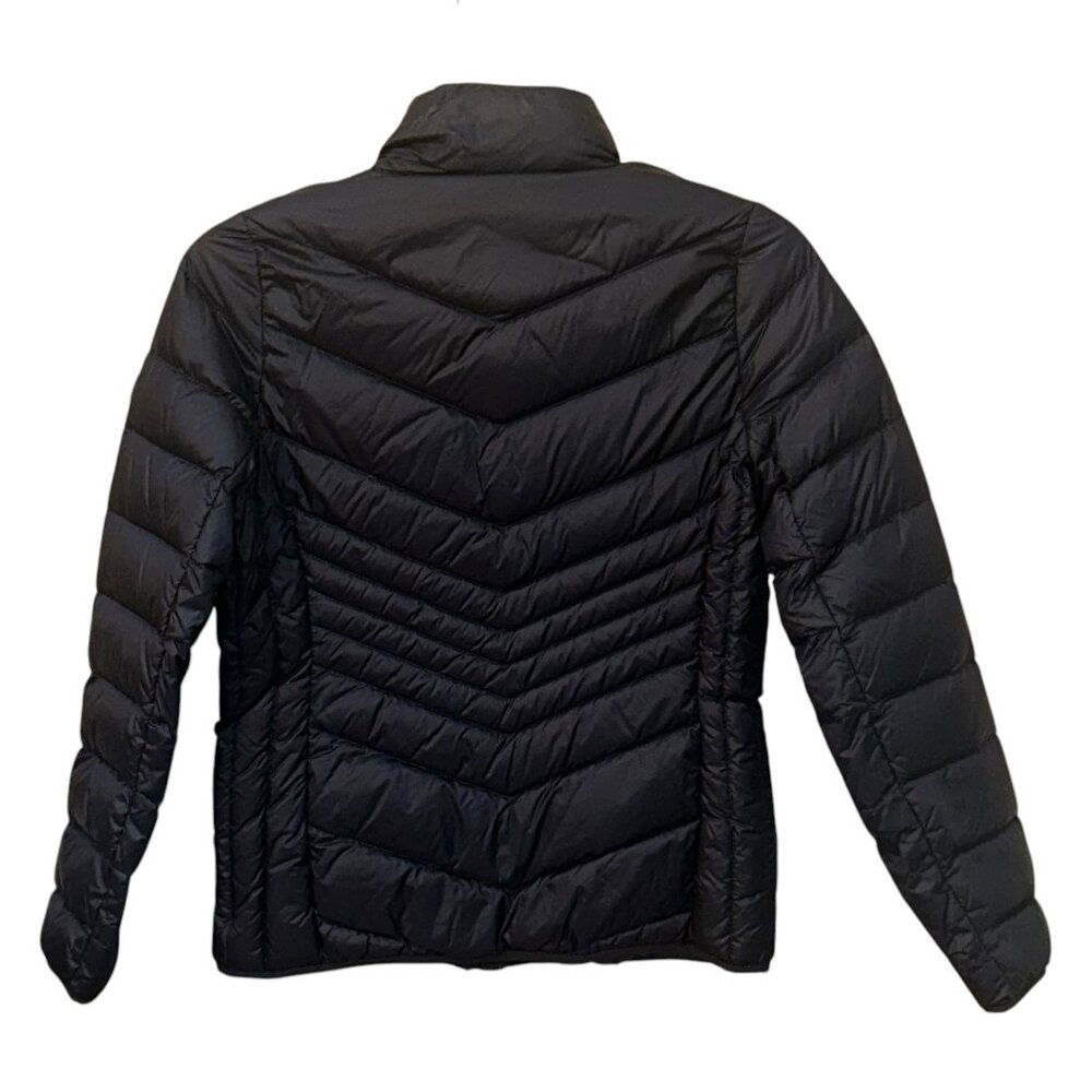 Abercrombie & Fitch Down Insulated Packable Puffer Winter Jacket Navy Small - Picture 3 of 10